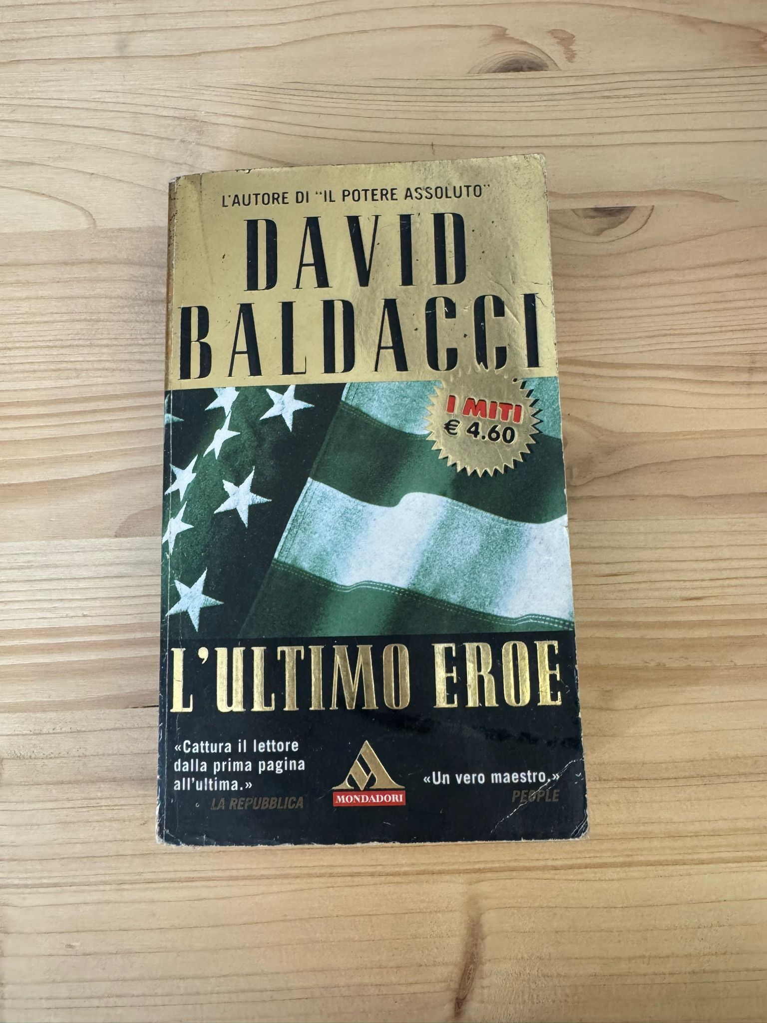 L'ULTIMO EROE - David Baldacci - MONDADORI 